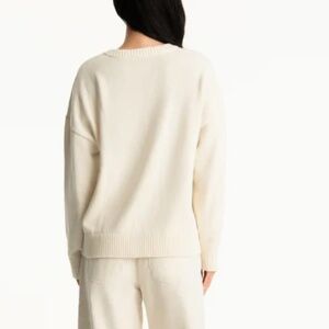 SET X Parke Cotton V-Neck Sweater